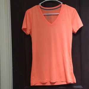 Nike Dri-Fit V neck workout top